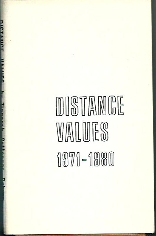 Pottenger ( Dobyns), Dr. Zipporah Distance Values 1971-1980