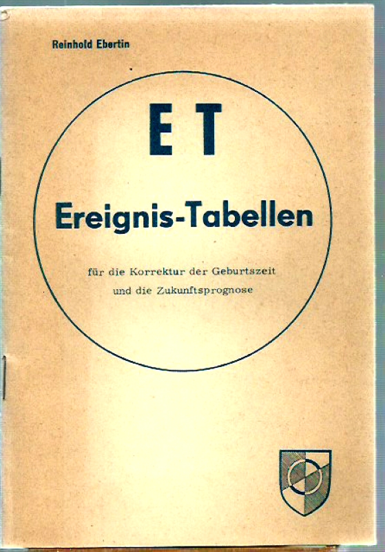 Ebertin, Reinhold ET Ereignis Tabellen