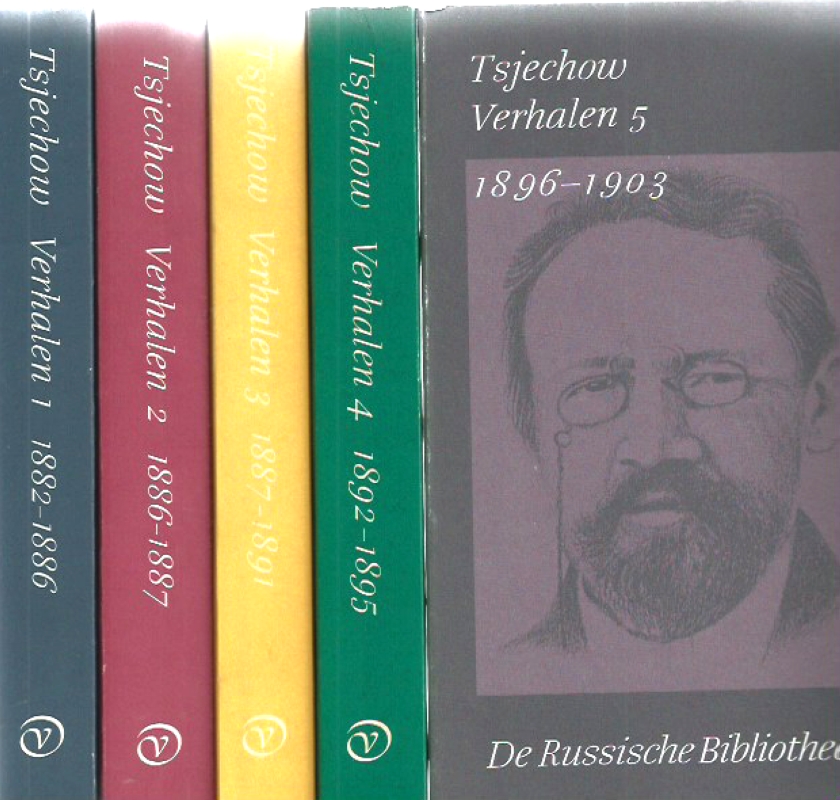 Tsjechow, Anton P. Verzamelde werken- Verhalen deel 1 t/m 5.