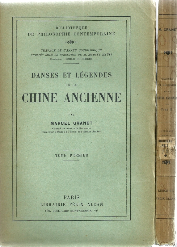 Granet, Marcel Danses et legendes de la Chine Ancienne 2 vols set.