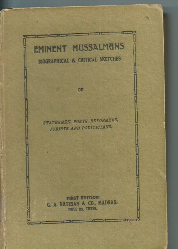 Natersan, G.A. Eminent Mussalmans