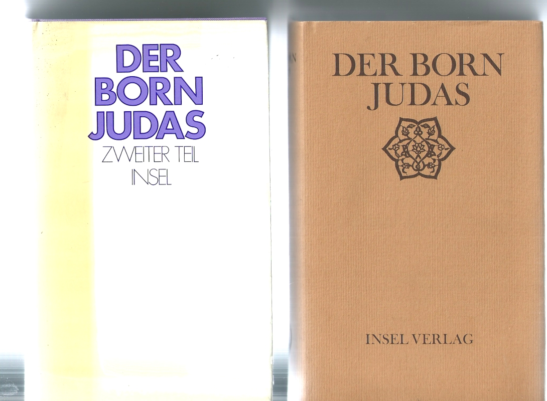 Gorion, Micha Joseph bin Der Born Judas Teil 1+2.