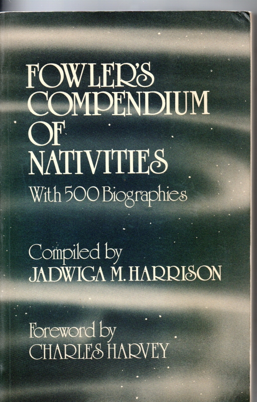 Harrison, Jadwiga M. Fowler's compendium of Nativities
