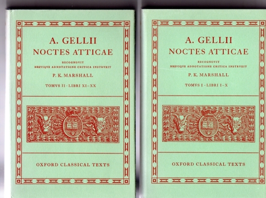 Gellius, A. Noctes Atticae2 Vols
