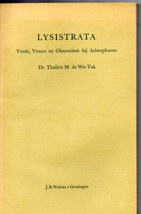 Aristophanes- de Wit-Tak Lysistrata