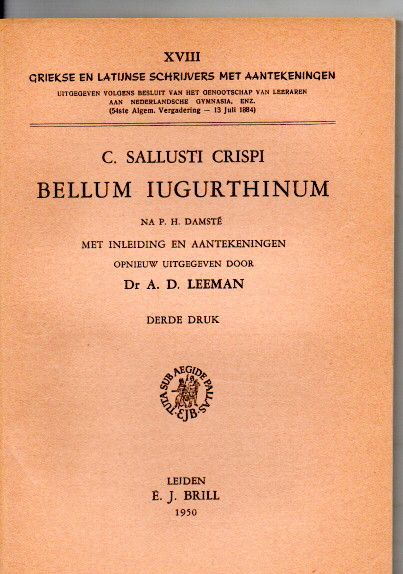 Sallusti Crispi, C. Bellum Iugurthinum
