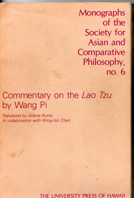 Pi, Wang Coomentary on the Lao Tzu