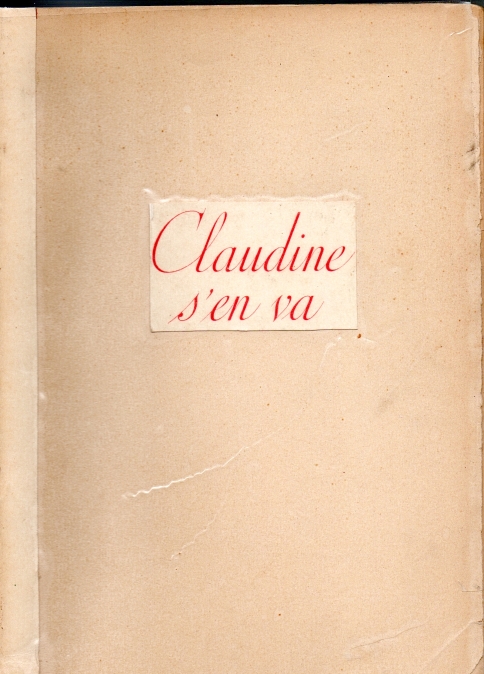 Willy et Colette Willy Claudine s'en va.