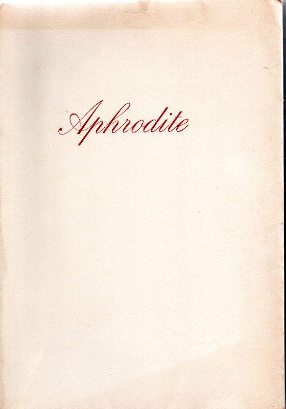 Louys, Pierre Aphrodite