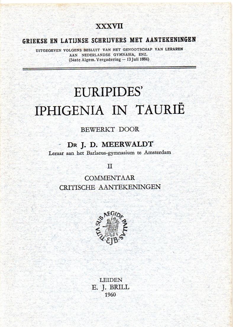 Euripides Iphigenia in Taurie