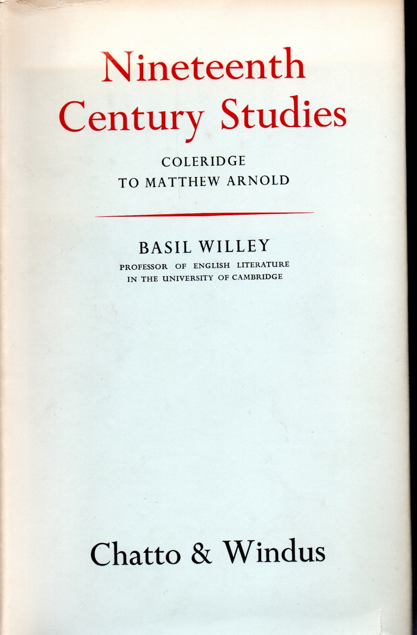 Willey, Basil Nineteenth Century Studies