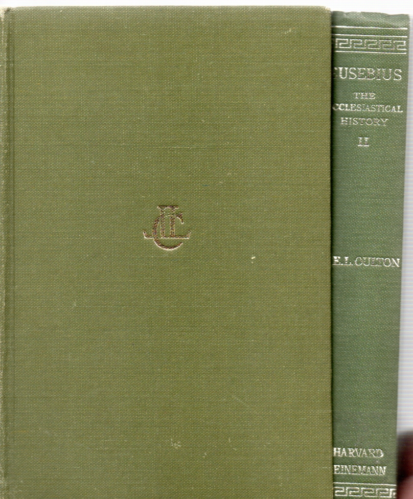 Eusebius The Ecclesiastical history in 2 vols.