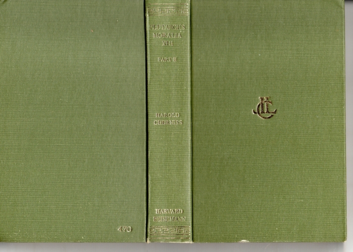 Plutarch Moralia Vol. XIII