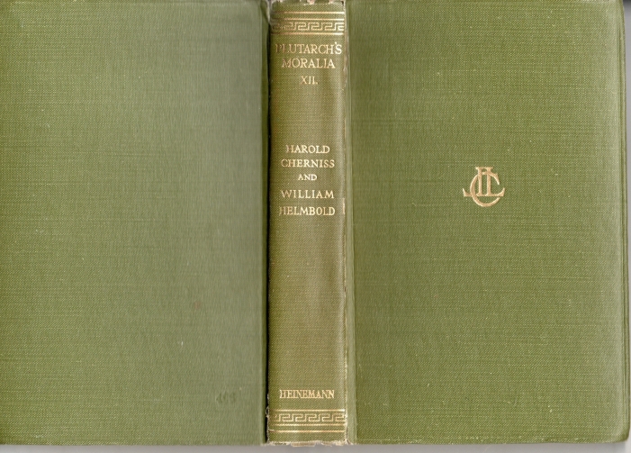 Plutarch Moralia XII. 920a-99b