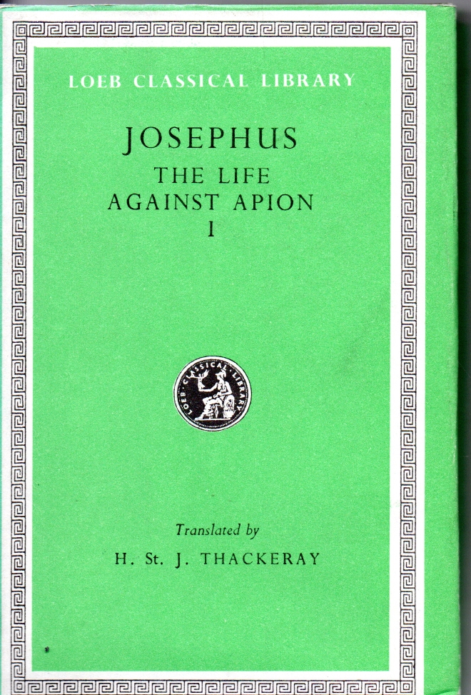 Josephus The Life against Apion