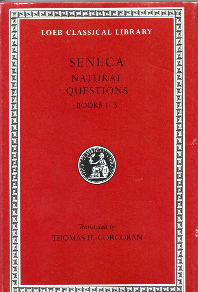 Seneca Natural Questions Books 1-3. Seneca VII. LCLnr.