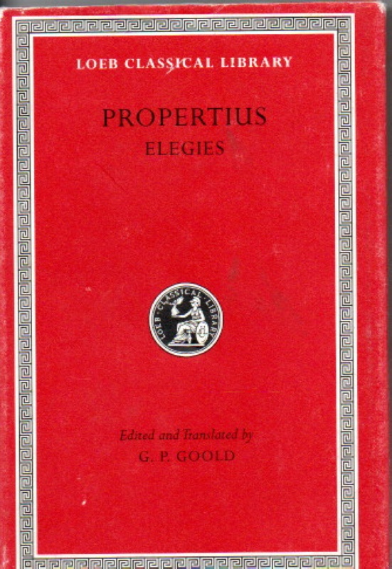 Propertius - Goold, G.P. Vertaling Elegies