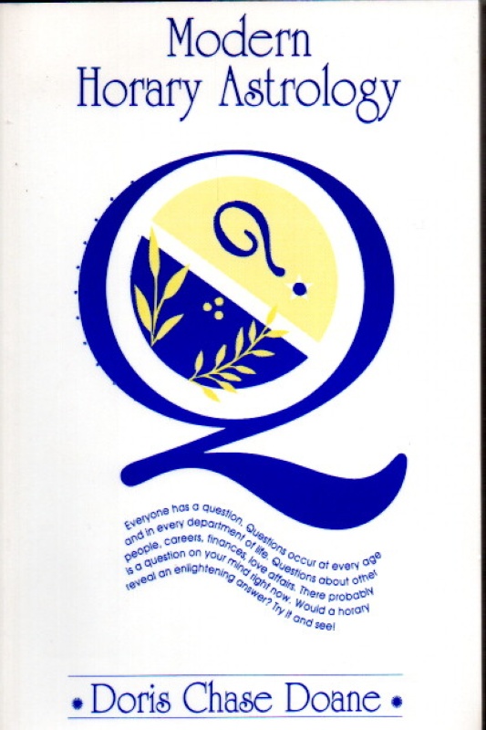 Doane, Doris Chase Modern Horary Astrology