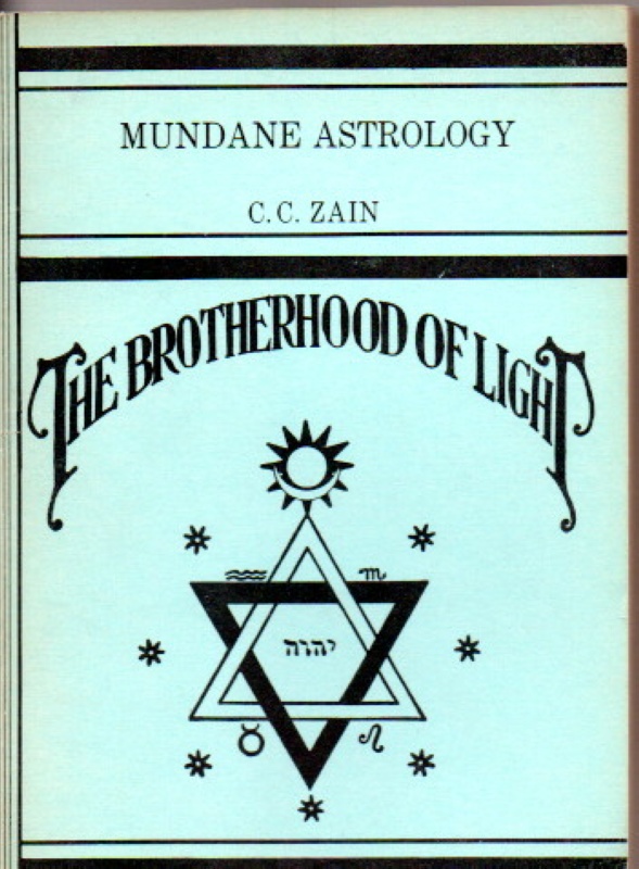Zain, C.C. Mundane Astrology