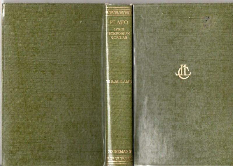 Plato Lysis Symposium Gorgias LCL: 166