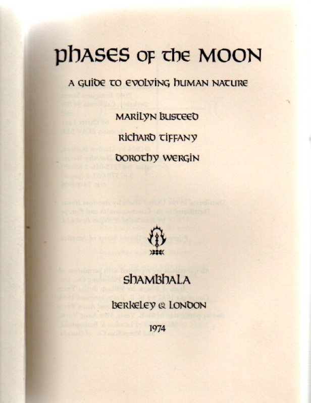 Bustted, Taffany, Wergin, Marily, Richard,Dorothy Phases of the Moon