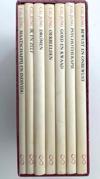 Jung, C.G. De kleine Jung Biliotheek, 7 delen in Cassette.